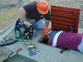 Installing recovery pump